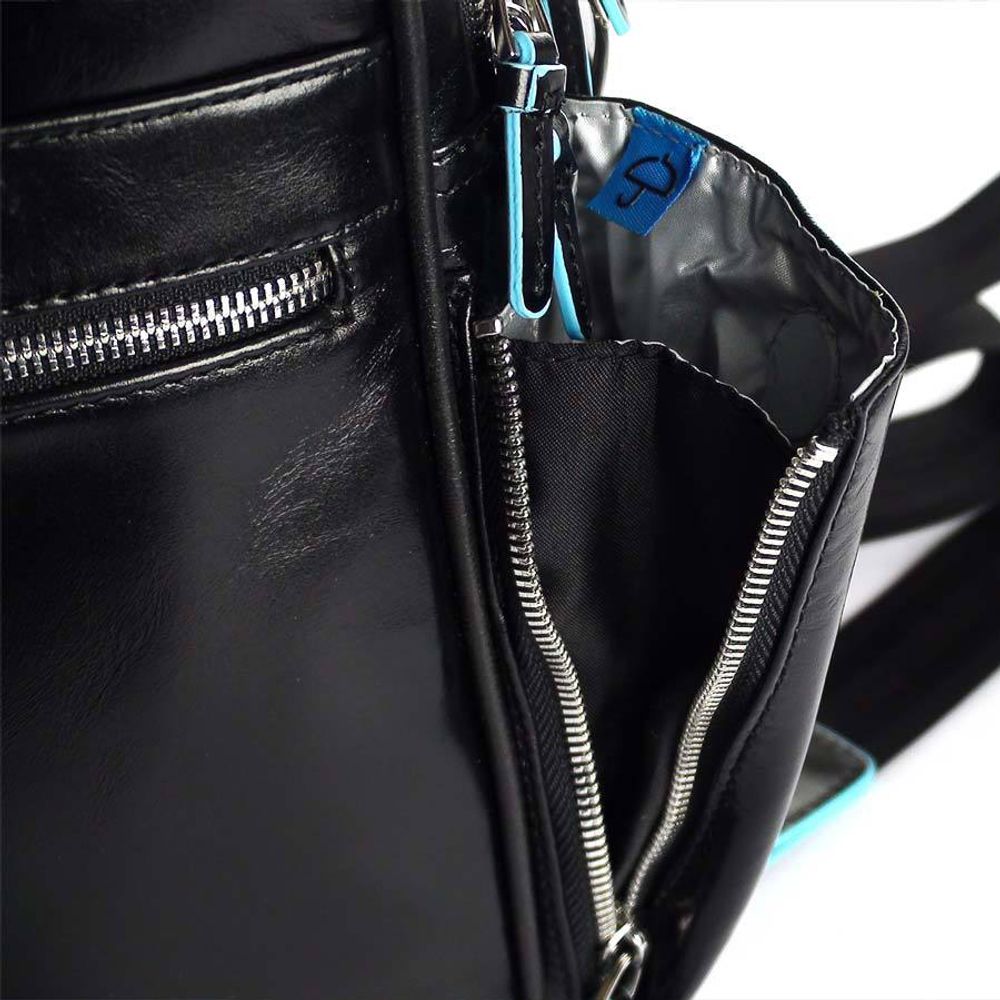 Сумка мужская Piquadro Blue Square черная телячья кожа (CA2765B2/N) 8