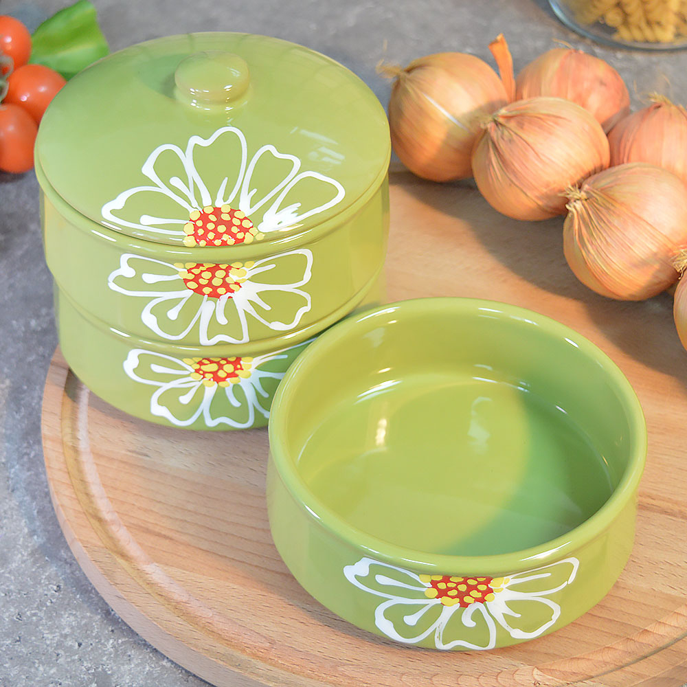 Набор для холодца 3 предмета "Малыш" Ромашка зеленая