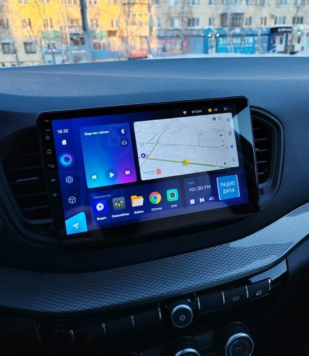 Магнитола для Lada Vesta NG 2023+ (без штатного экрана, рамка 10) - Teyes CC3L на Android 10, 8-ядер, CarPlay, 4G SIM-слот