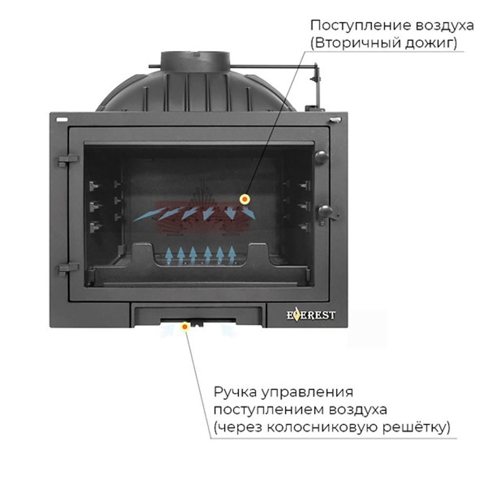 Каминная топка EVEREST D10