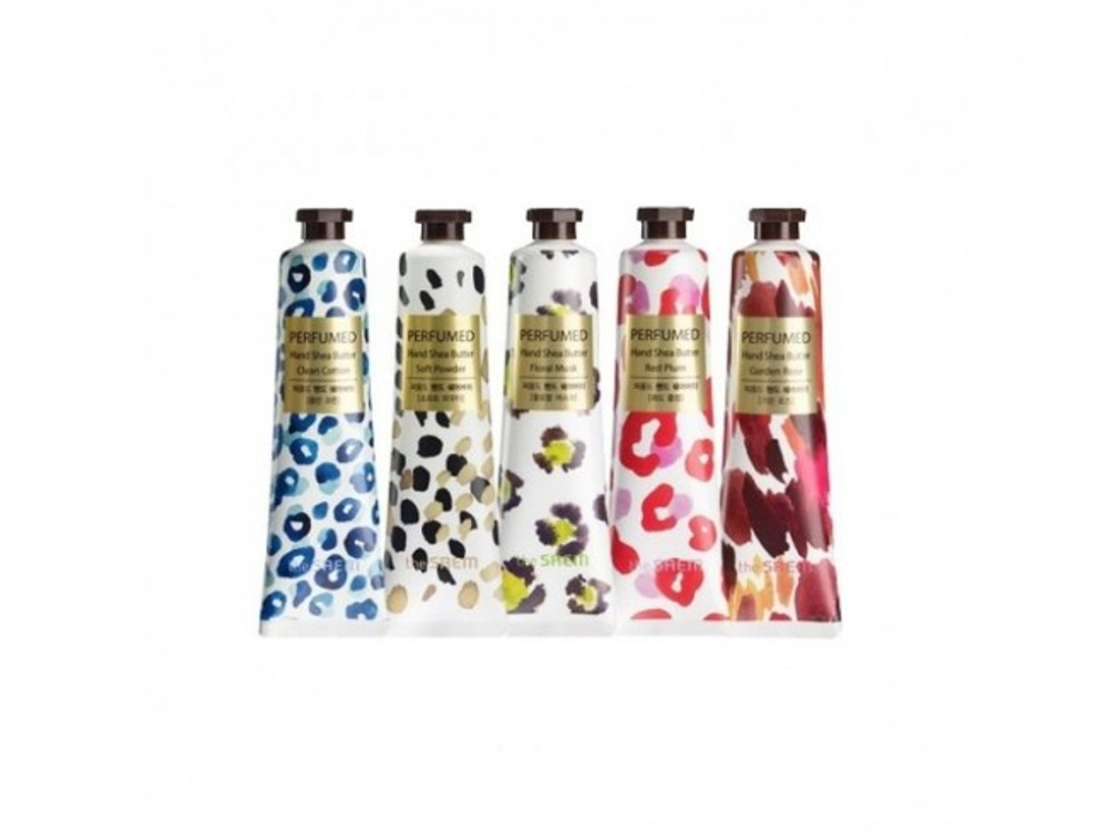 Крем для рук парфюмированный с розой The Saem Perfumed Hand Shea Butter Garden Rose, 30 мл