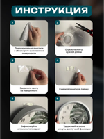 Двухсторонний прозрачный крепкий скотч, многоразовая прозрачная клейкая лента, размер 1мм-3см-1м