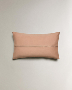 Zara Home наволочка декоративная из хлопка, розовый, 30x50 см