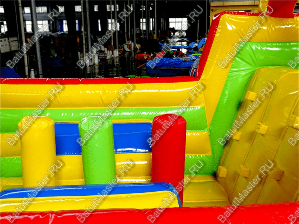 Спортивный надувной игровой батут "Увлекательная полоса мини"