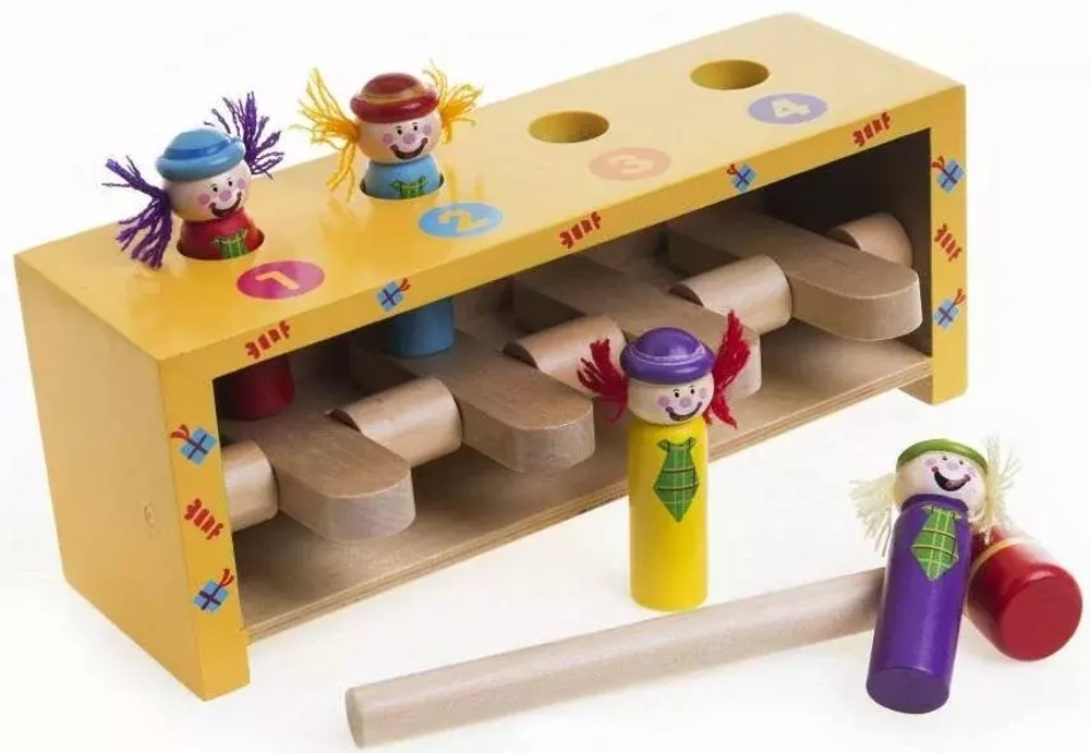 76540/Набор с молоточком Прыгающие клоуны/35