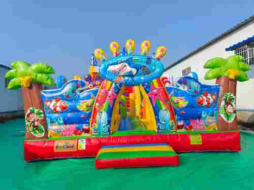 Коммерческий надувной батут «Морские приключения 2» 12*6*5 м