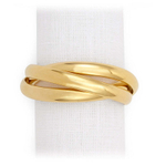 Набор колец для салфеток L'Objet Three Gold (4 шт.)