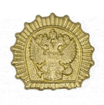 Эмблема петличная КК зол.