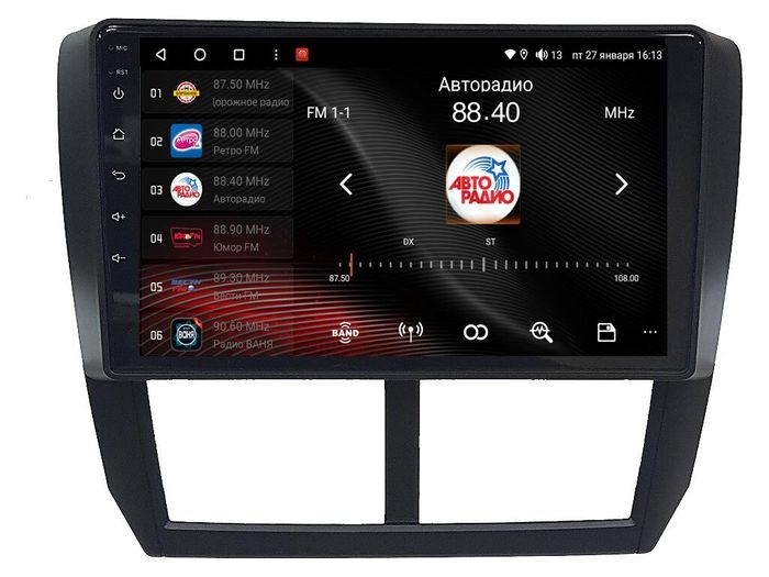 Магнитола для Subaru Forester 3 (SH) 2008-2013, Impreza GH, GE - Vaycar VA71-0062 на Android 13, Быстрая, 4G SIM-слот