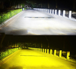 20W Б. Желтый / Светодиодная фара с линзой, двух режимная, белый + желтый, серия: Аврора, TG (за 1 шт.)