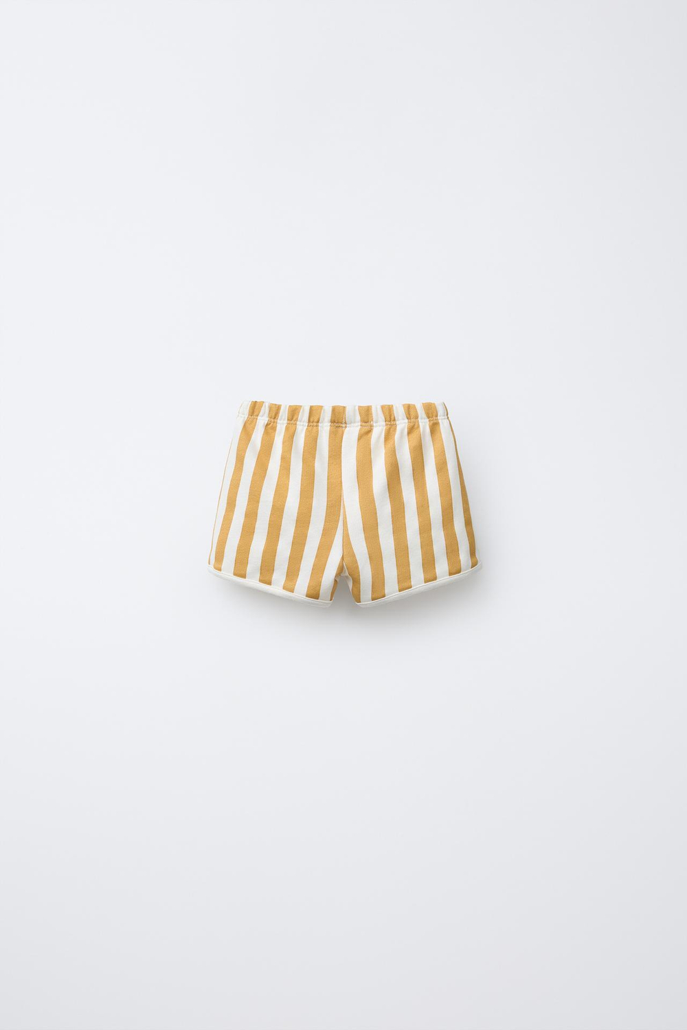 ZARA ШОРТЫ В ПОЛОСКУ, ЭКРЮ