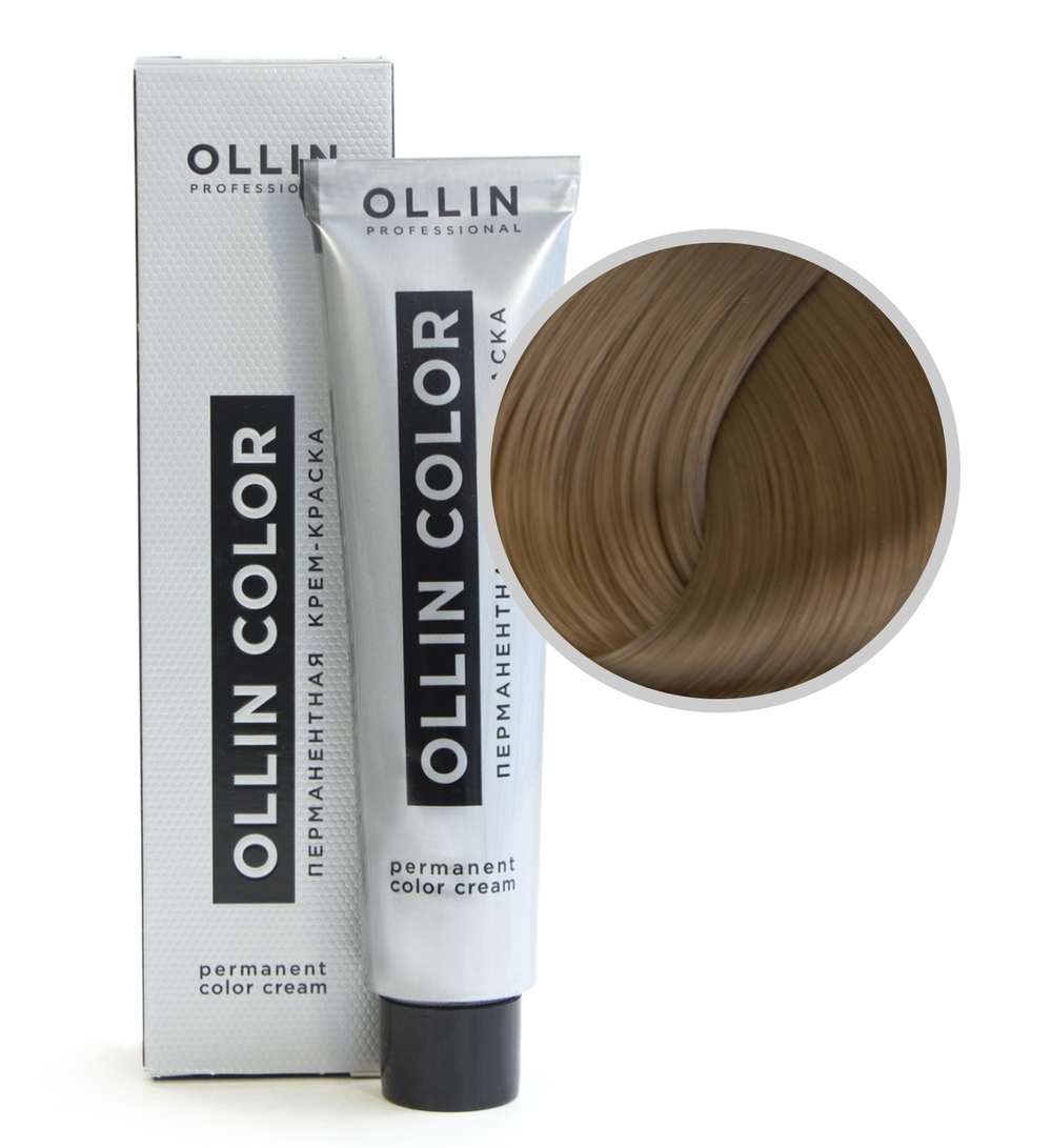 Ollin Color Крем-краска для волос, перманентная, тон №8-1, Светло-русый пепельный, 60 мл