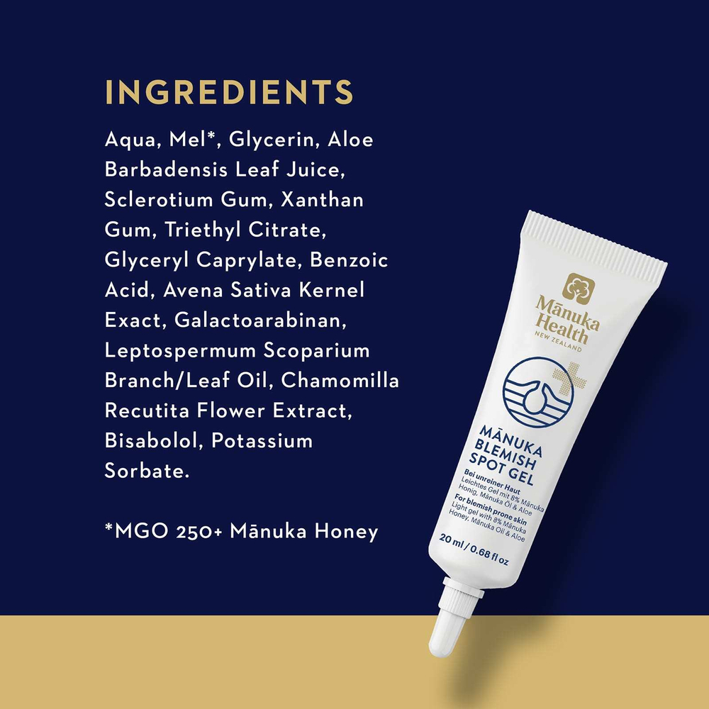 Manuka Health, Manuka, гель от пятен, 20 мл (0,68 жидк. Унции)