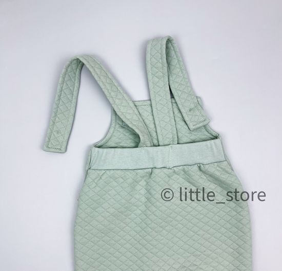 Полукомбинезон из капитония утепленный "Bunny" Ментоловый