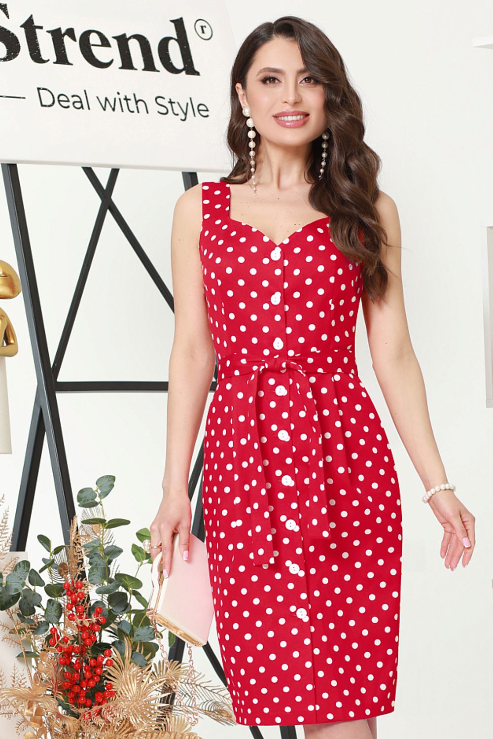 Сарафан Планируем отпуск, рэд DStrend (Акция)