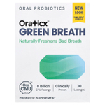 Oraticx, Green Breath, мята, 30 пастилок (80 мг в 1 пастилке)