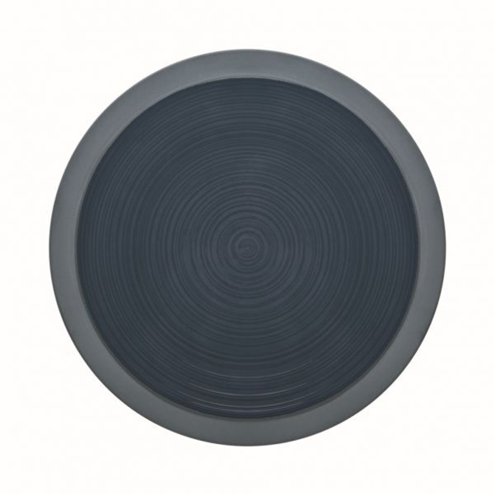 Тарелка обеденная 29см синяя Guy Degrenne Bahia Blue Stone