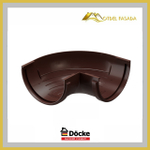 Элемент угловой внешний 90гр. Docke STANDARD Шоколад.