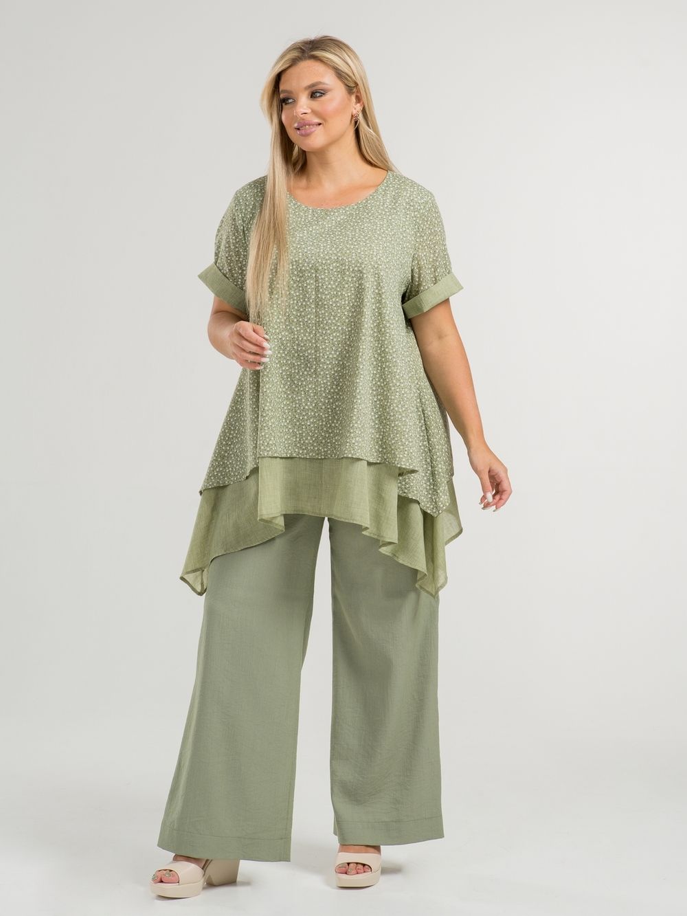 Туника 898 фисташковый Novita (Акция)