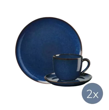 ASA - Кофейный набор Saisons Midnight Blue на 2 персоны (6 шт.) / артикул   27130119 + 27141119  / GTIN