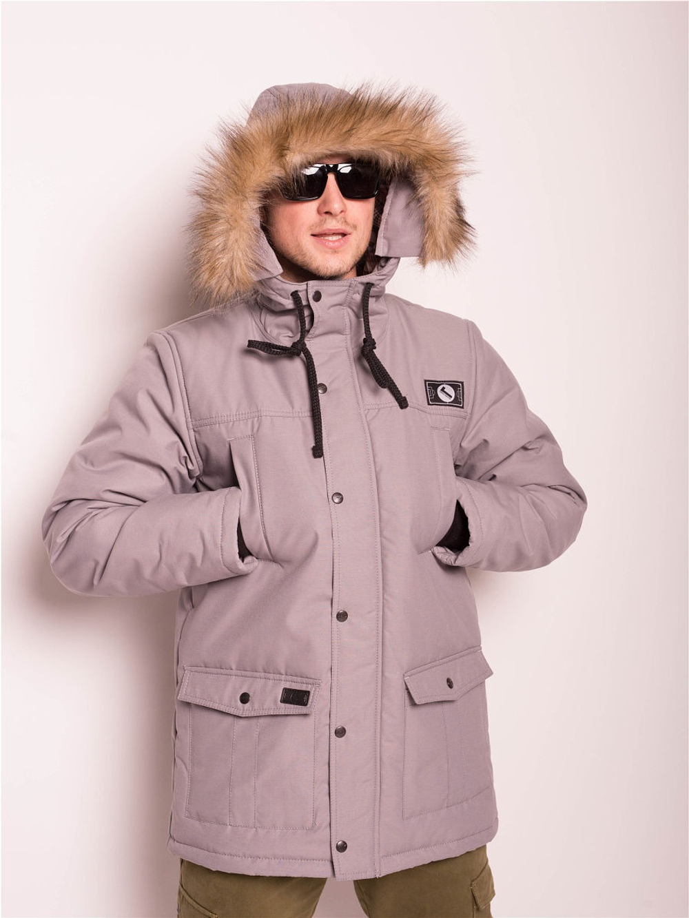 Парка Север зимняя Город Горький серая