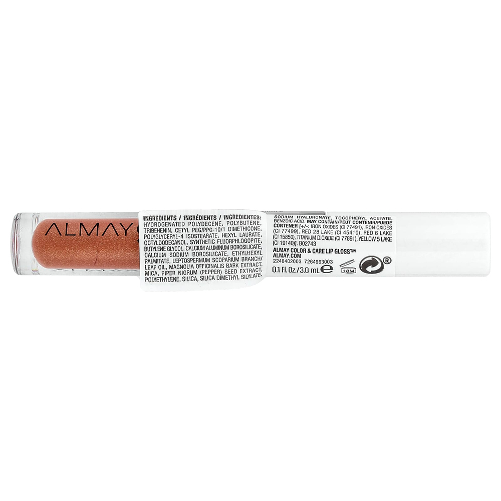 Almay, Color & Care Lip Gloss™, золотистый блеск 300, 3 мл (0,1 жидк. унции)