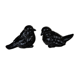 Элитная статуэтка Птичка Classico черная левая от Sporvil