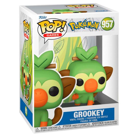 Фигурка Funko POP! Games Pokemon Grookey (957) 70976 / Фигурка Фанко ПОП! по мотивам франшизы "Покемон", Груки