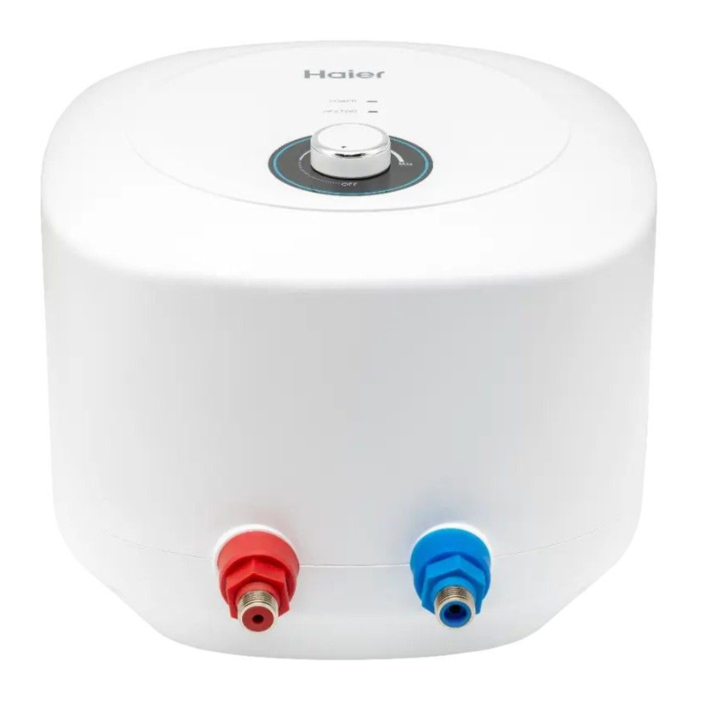 Водонагреватель накопительный электрический Haier ES15V-MQ1 над мойкой