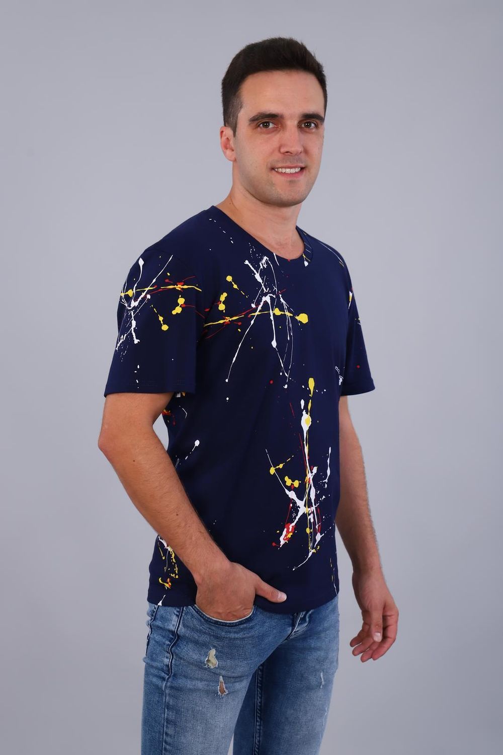 Ланч - футболка синий Iv-capriz (Акция)