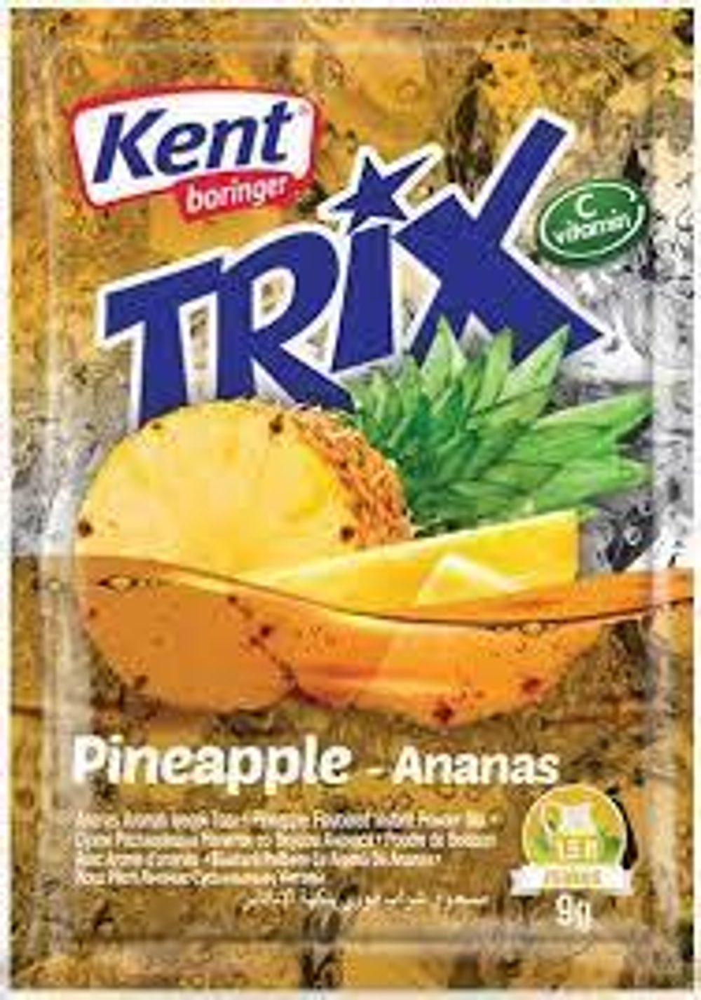 Раств. напит. "TRIX" ананас 24*24шт 9г