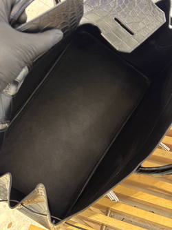 Сумка- портфель из кожи крокодила Hermes