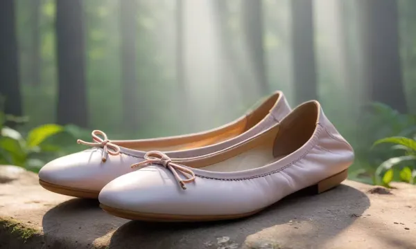 Балетки женские летние кожаные