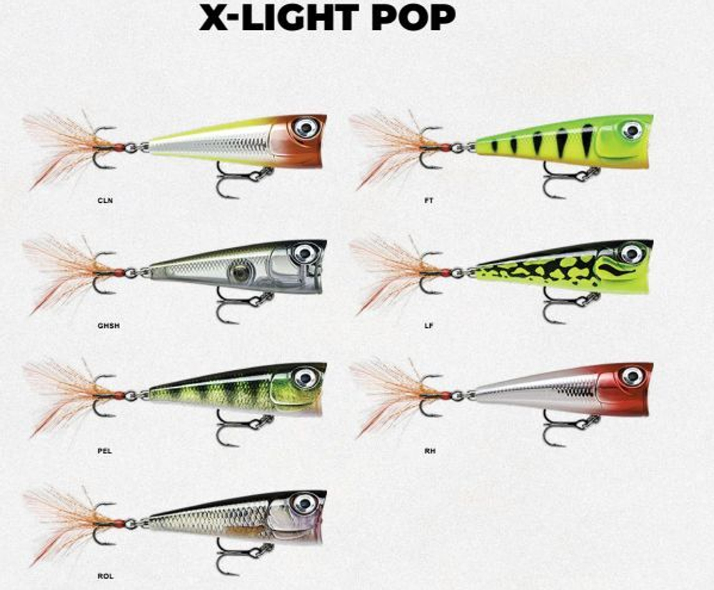 Воблер RAPALA X-Light Pop 04 /RH