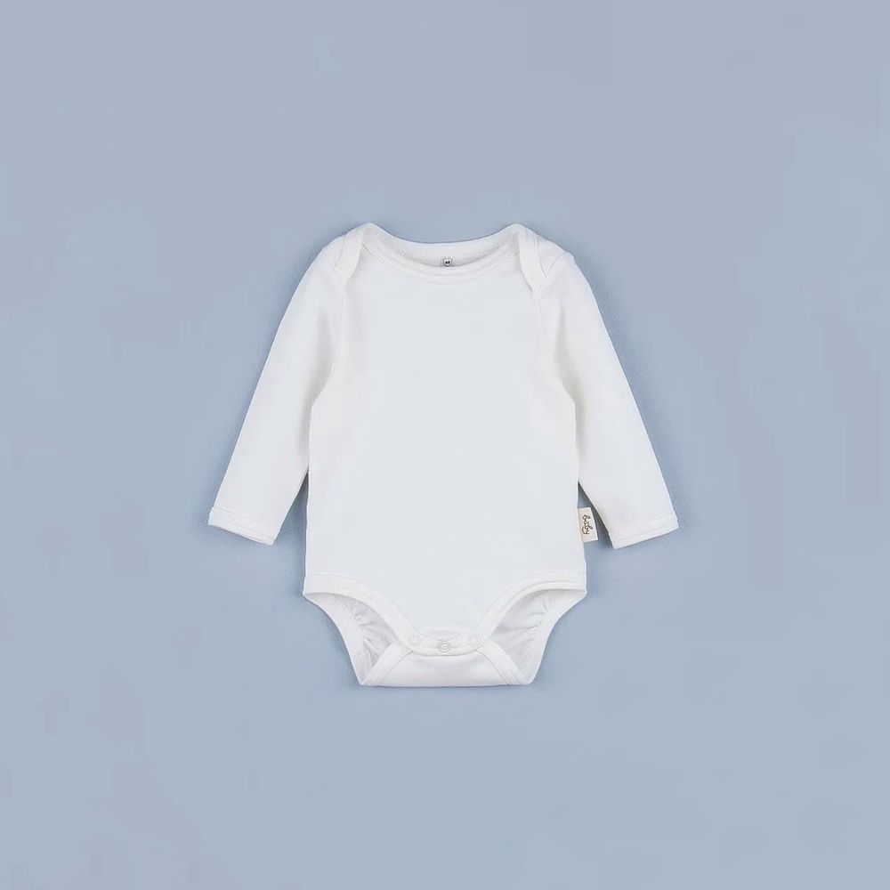 Боди с длинным рукавом "Сливки" 0+