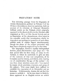 The Talmud | Darmesteter Arsène