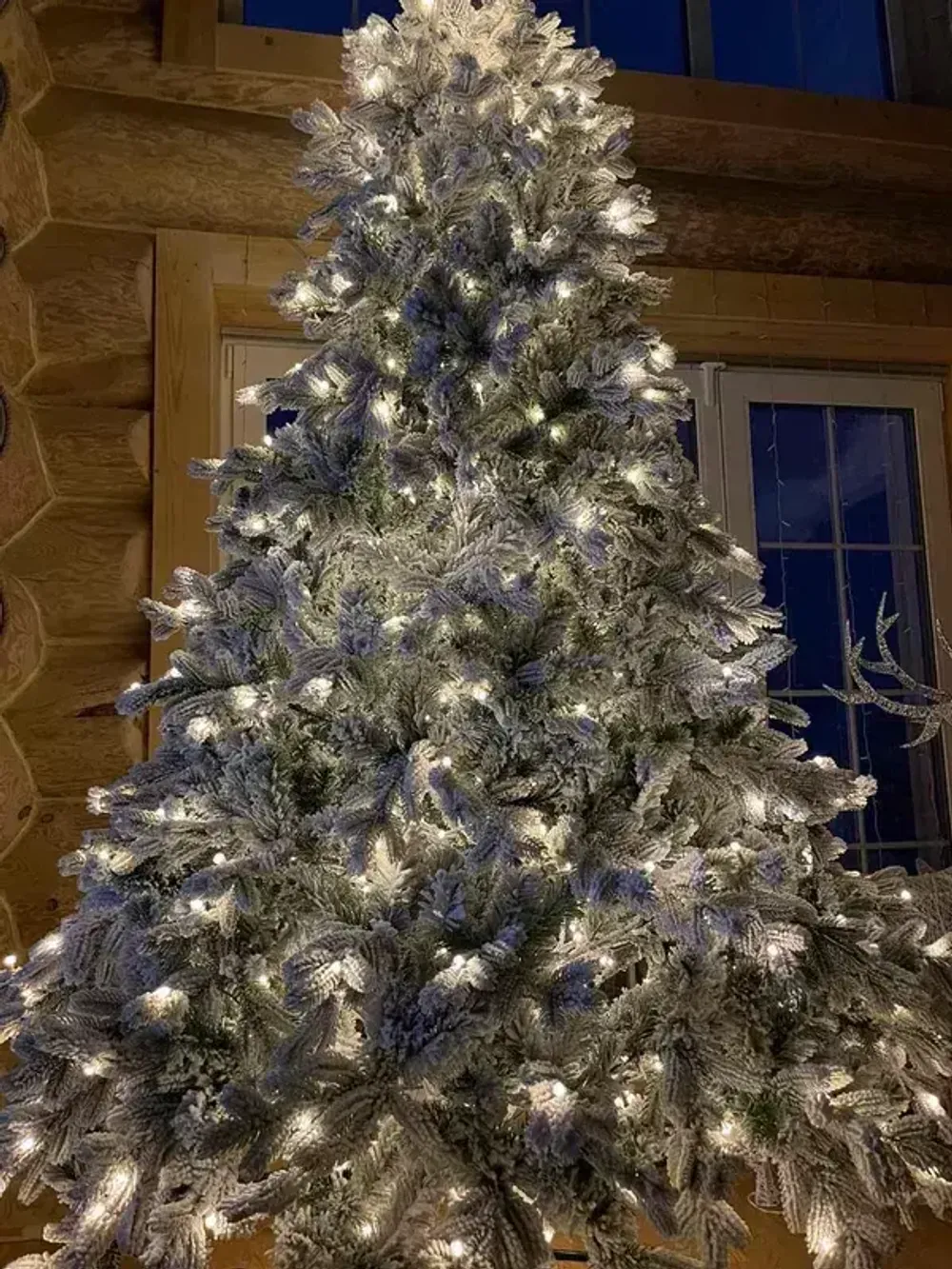 Заснеженная елка «Аляска» (Литая+пвх) 150 см / 1,5 м