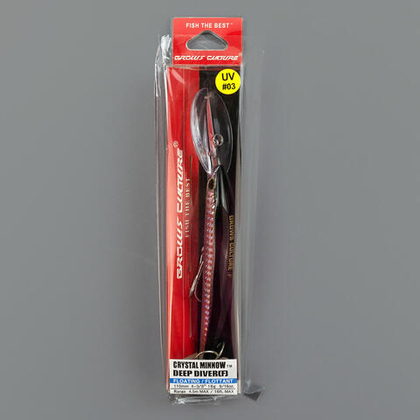 Воблер Grows Culture Crystal Minnow Deep Diver 110F (110мм, 16гр)