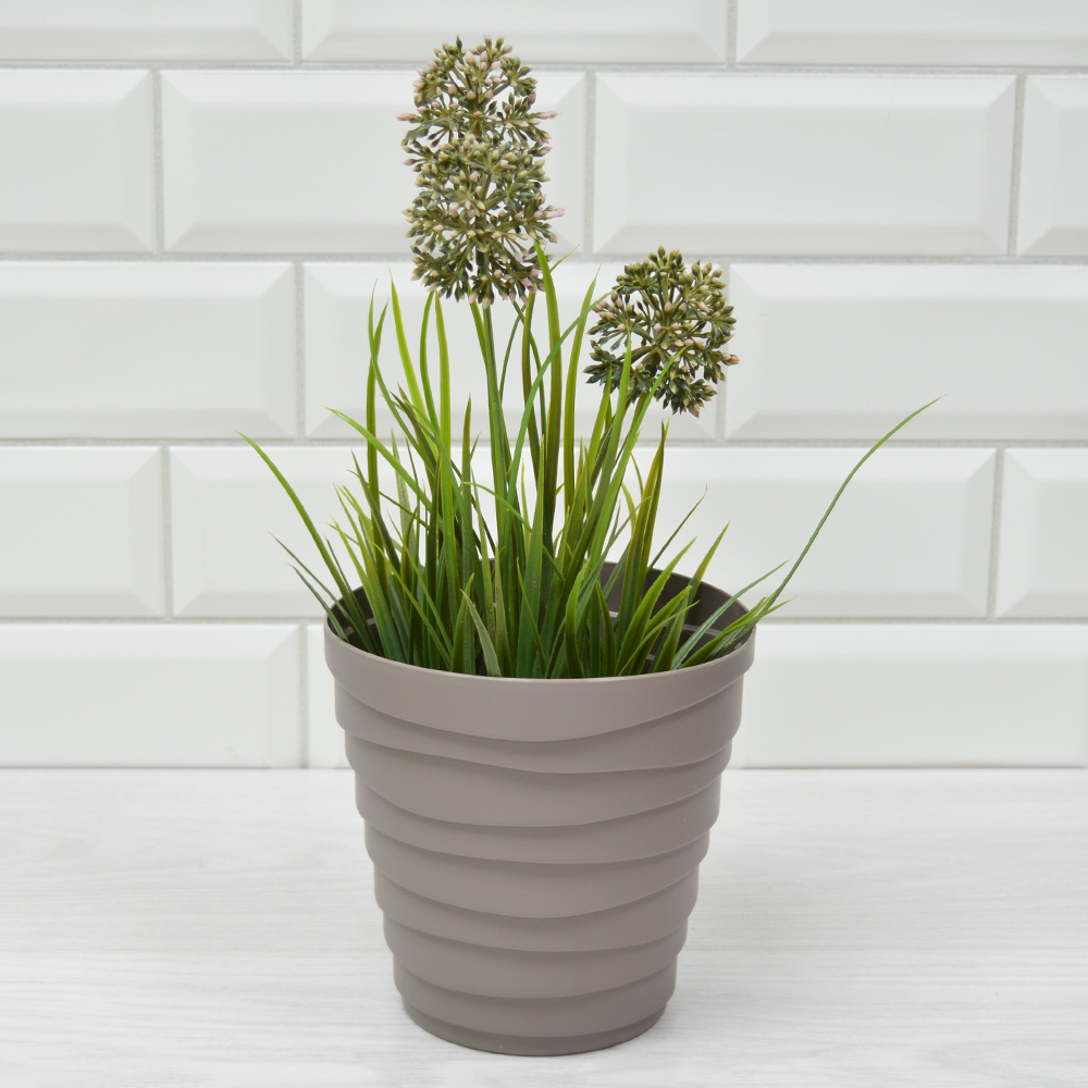 Кашпо Бархан 1,4л, мокачино