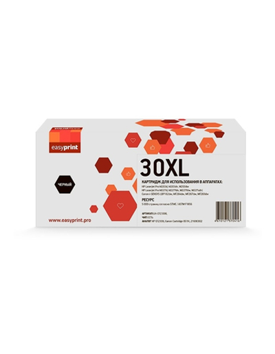EasyPrint CF230XL Тонер-картридж LH-CF230XL для HP LJ Pro M203dn/M203dw/ MFP M227fdw/MFP M227sdn (5000 стр.) с чипом