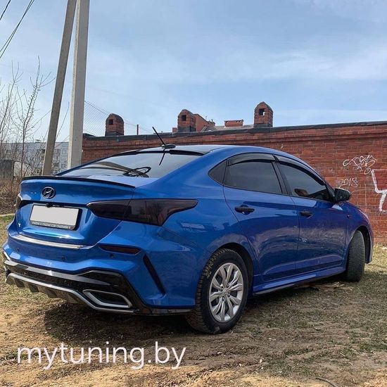 Бампер задний QUANT для Hyundai Solaris II