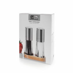 Набор мельниц для перца и соли 17.5см AdHoc Menage Crystal