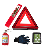 Набор автомобилиста "Техосмотр ЭКО" Знак+Аптечка+Огнетушитель STVOL