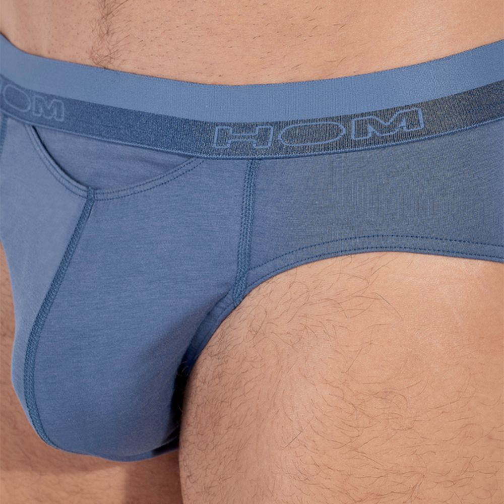 Мужские трусы брифы голубые HOM HO1 35-9521-0054