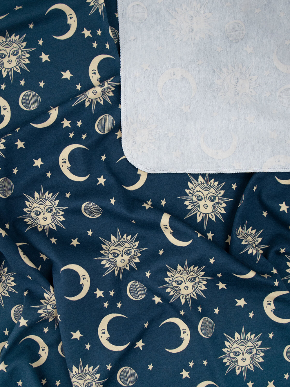 Сет из 3х пелёнок Mjölk Солнце и Луна NEW/Steel Grey/Hello Mommy