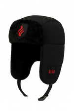 ALGA x Rubin Шапка-ушанка с отделкой из эко-меха