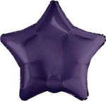 Шар (30''/76 см) Звезда, Темно-фиолетовый, 1 шт. в уп.
