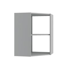 Корпус Шкаф верхний угловой 550 (ПУ 550*550) (серый), ДСВ Мебель