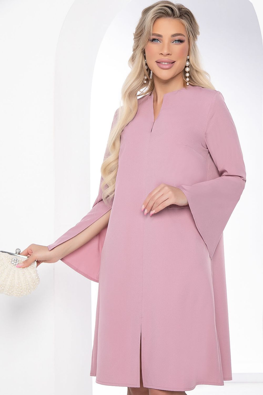 Платье "Элегантная особа" (пыльная роза) П8452 LT Collection