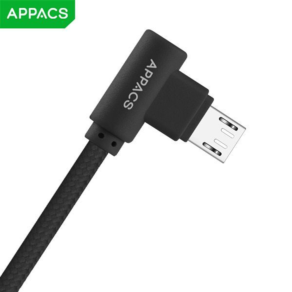 Кабель APPACS AP03180m, microUSB, 5V/2.4A, 1 метр